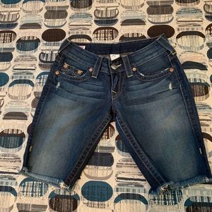 True Religion jean shorts